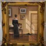 A08. Framed painting. 